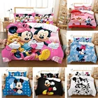 Комплект постельного белья с 3D рисунком, Комплект постельного белья из серии Disney, Королевский размер, с рисунком Микки и Минни, свадебное