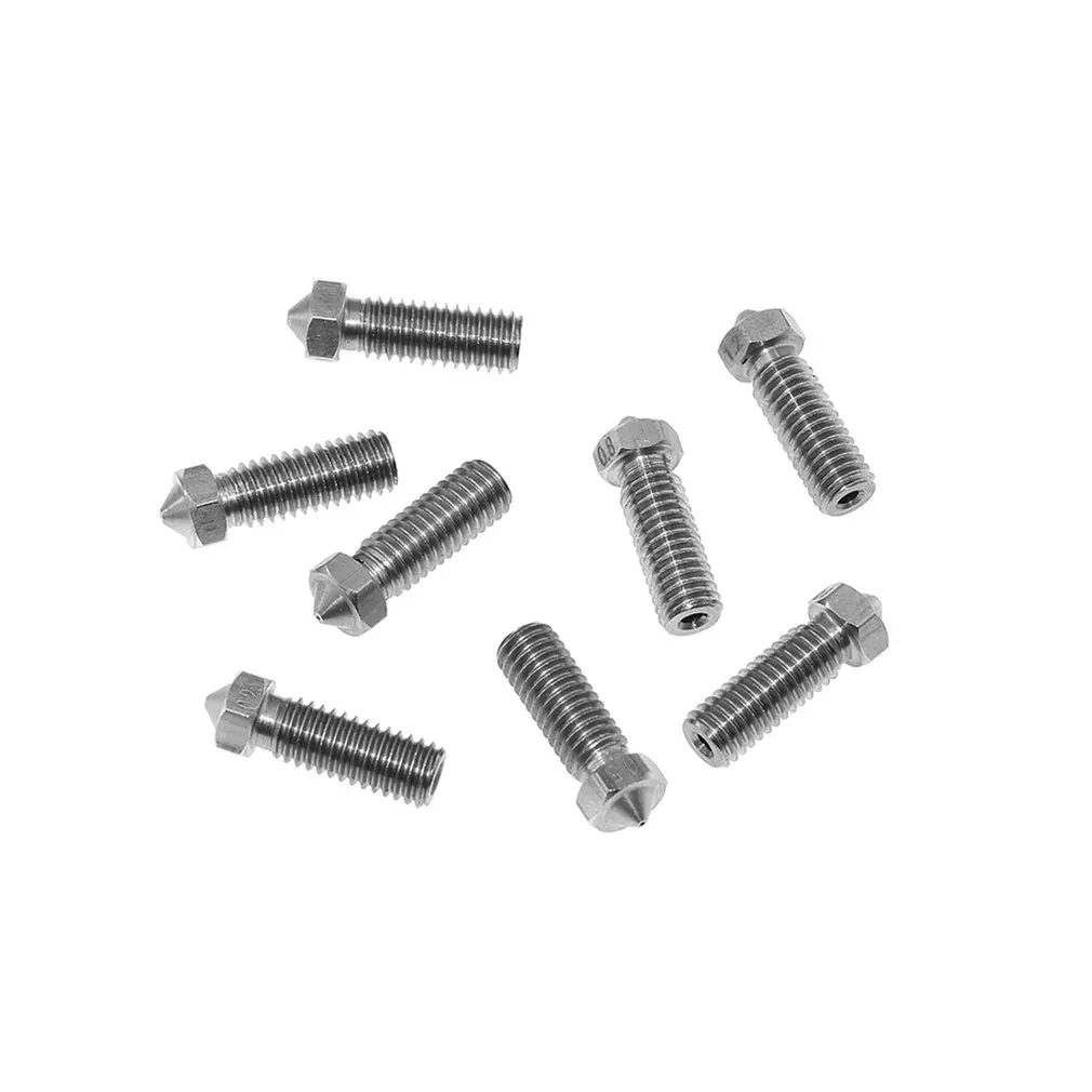 

10Pcs Volcano FOR Nozzle Lengthen Extruder Print Head 0.2/0.25/0.3/0.4/0.5/0.6/0.8/1.0/1.2mm For 1.75mm/3mm Filamnet 3D Printer