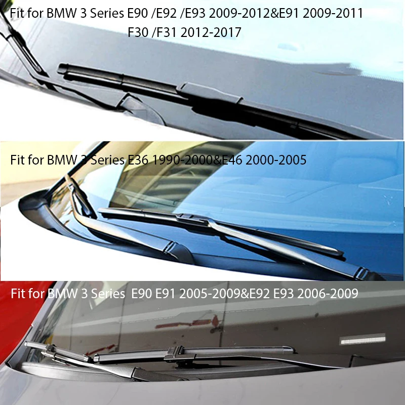Щетки стеклоочистителя для BMW E46 E90 E91 E92 E93 E36 F30 F31 F34 318i 320i 323i 325i 328i 318d 320d M |