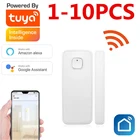 Домашняя сигнализация Tuya Smart Life, Wi-Fi датчик окон и дверей, совместим с приложением Alexa Google Home SmartLife Android IOS