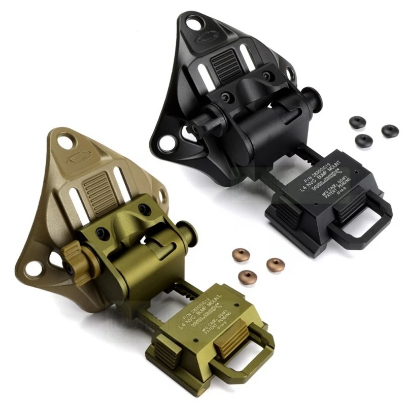 

Крепление для шлема L4G19 NVG CNC, алюминиевые аксессуары для страйкбола, пейнтбола, адаптер для шлема, очки ночного видения, тактическое креплен...