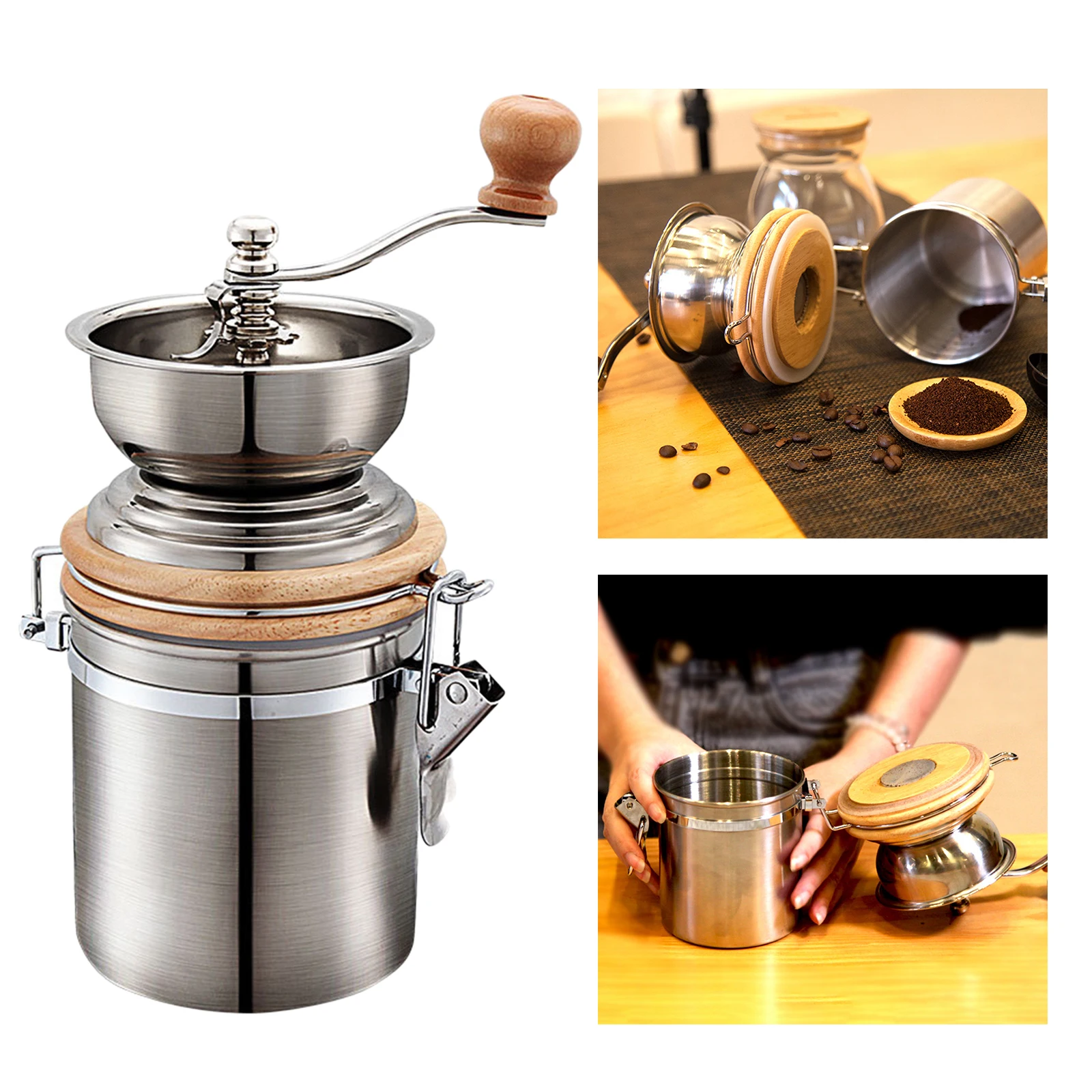 

Manual Coffee Grinder with Adjustable Adjustment for Camping Espresso at Home
