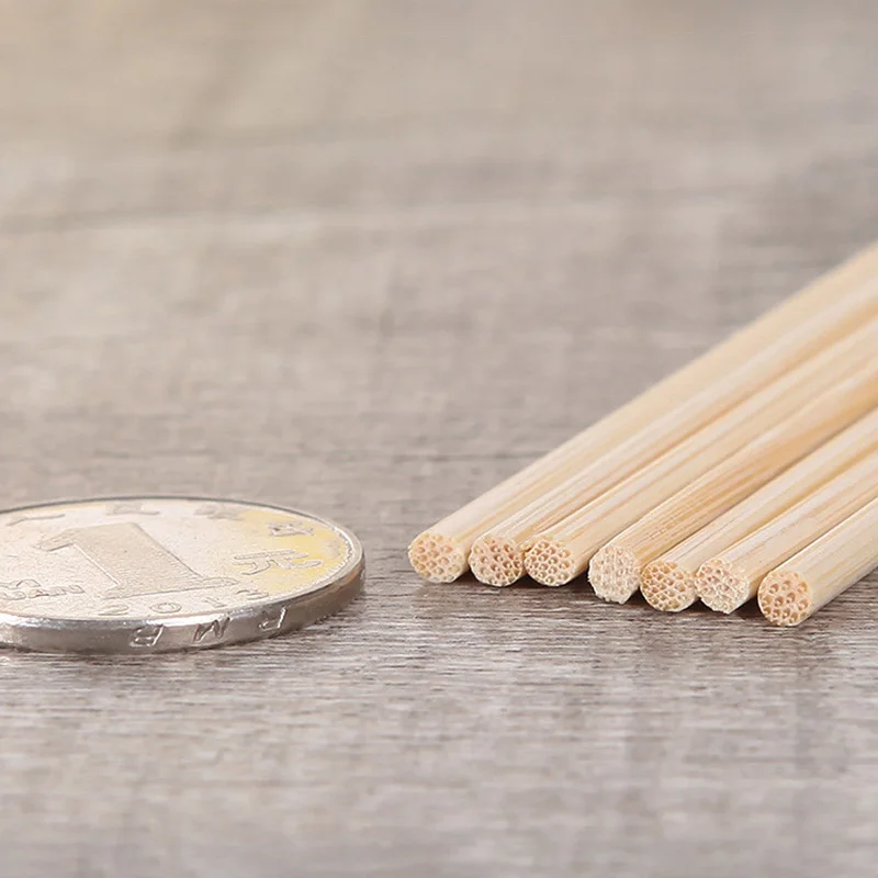 100 шт. Бамбуковые Шпажки для барбекю одноразовые деревянные палочки коврики