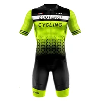 high quality zootekoi triathlo mens skinsuit road mtb bike cycling clothing short sleeve ropa jumpsuit maillot ciclismo running