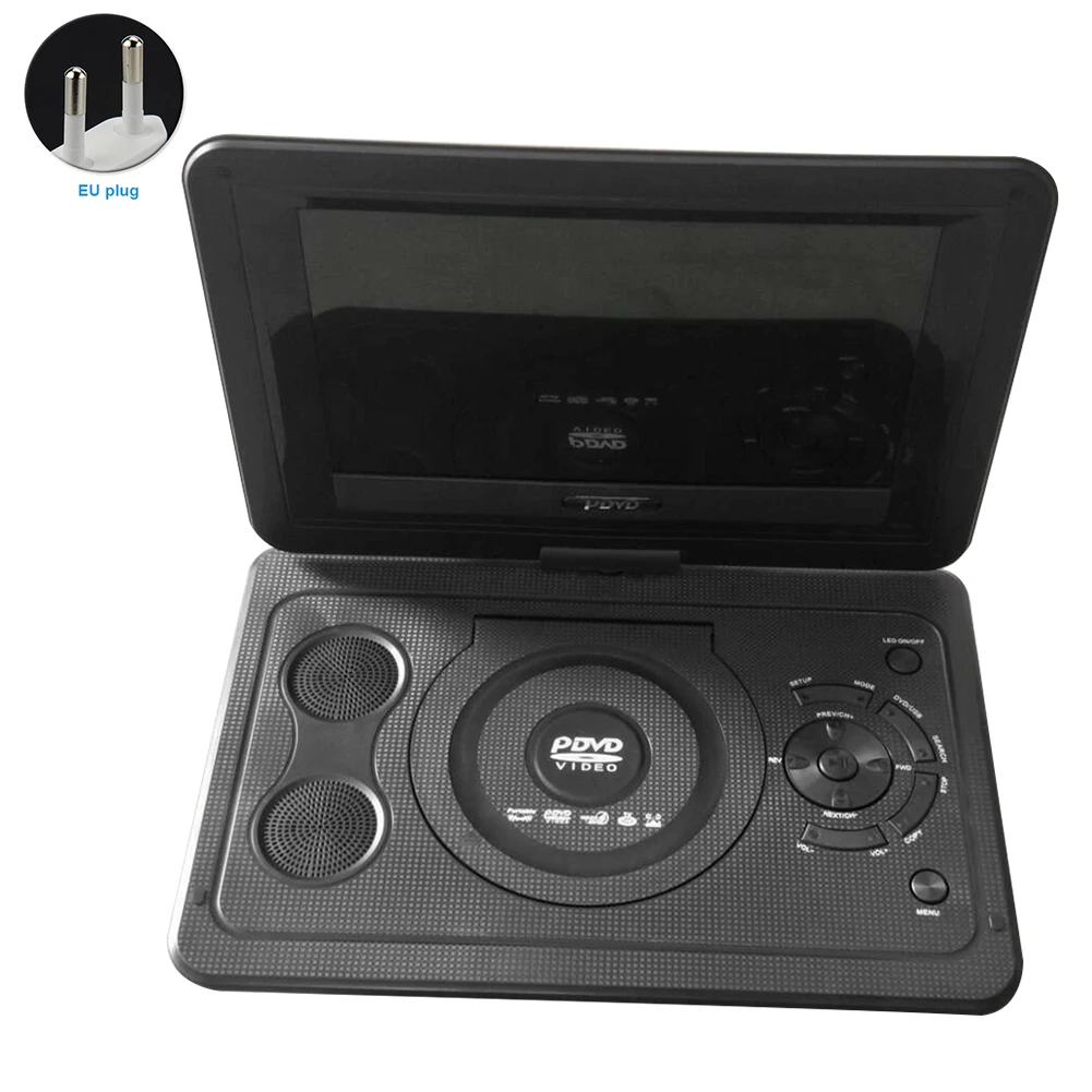 HD мини домашний 13 9 дюймов портативный поворотный экран ТВ игра USB CD