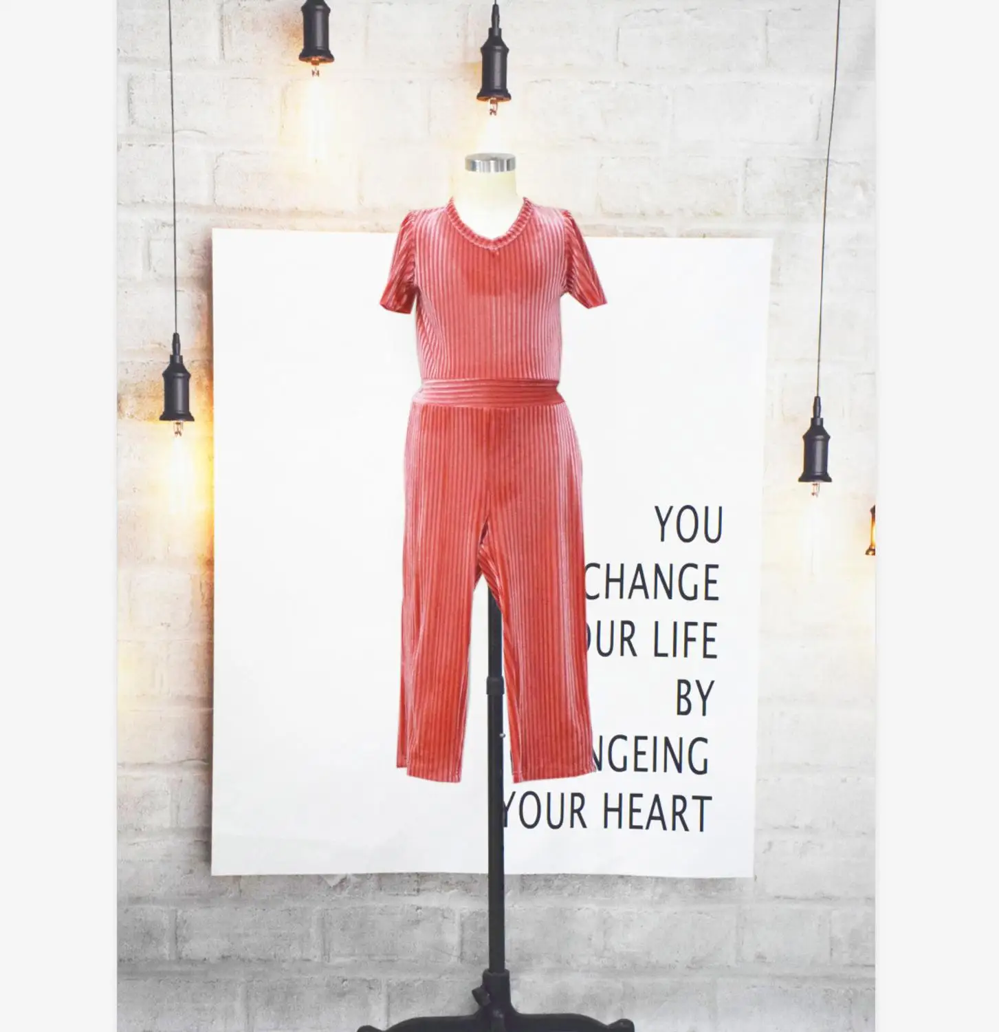 Семейный теплый комбинезон для мамы и дочки сезон осень-зима Однотонный с