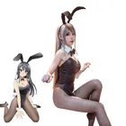 Сексуальные костюмы для косплея Seishun Buta Yarou, черная девочка-кролик из японского аниме, униформа кролика, Порно наряд для Женщин, Сексуальное белье