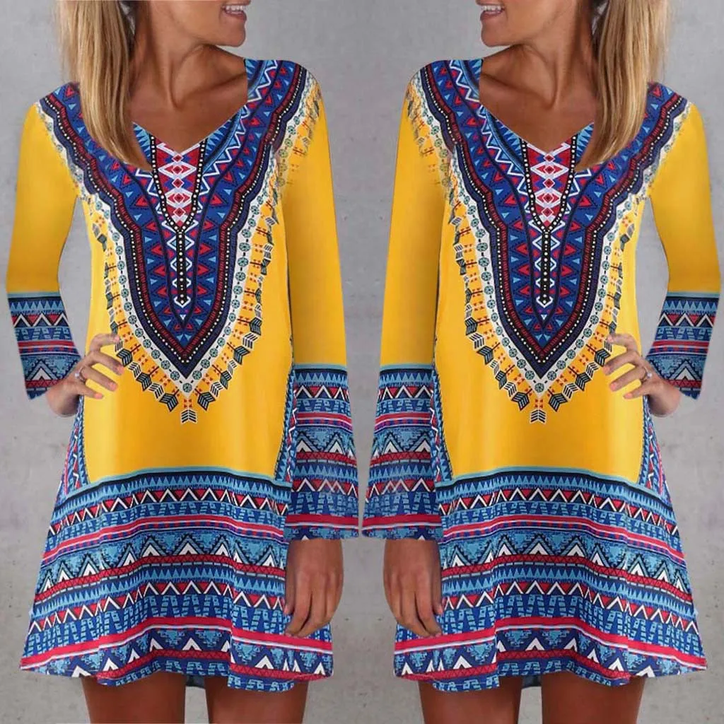 Платье Женское vestidos de verano vestido ropa mujer платье Ропа vestidos de festa платья женское платье с длинным рукавом А-силуэт Z4