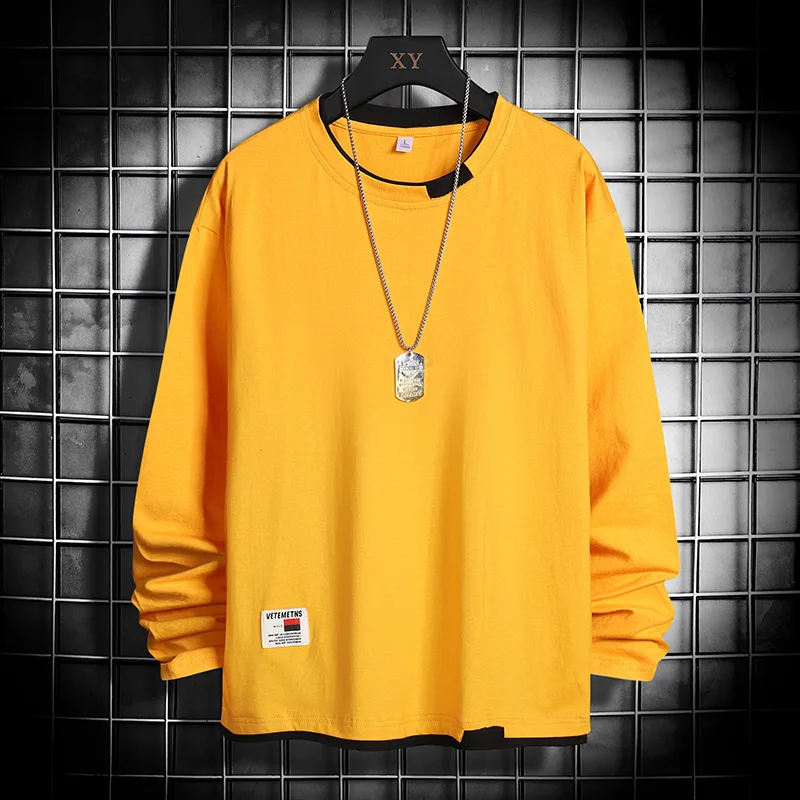 Толстовка мужская с круглым вырезом модная уличная одежда в стиле хип-хоп худи
