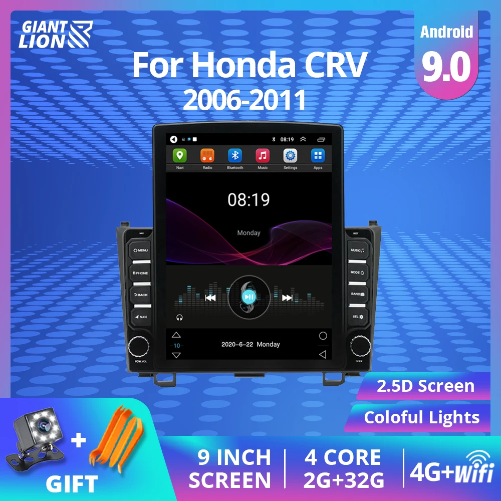 Автомагнитола 2din Android 9 0 для Honda CRV CR V 2006 2007 2008 2010 2011 2012 навигация автомобильный