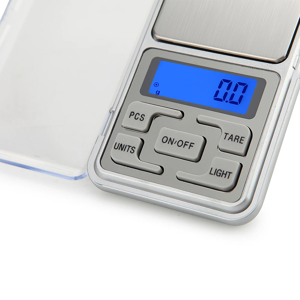 

100/200/300/500gx0.01/Hoge Nauwkeurigheid Medicinale Voedsel Sieraden Keukenweegschaal Elektronische Lcd-scherm Schaal Mini