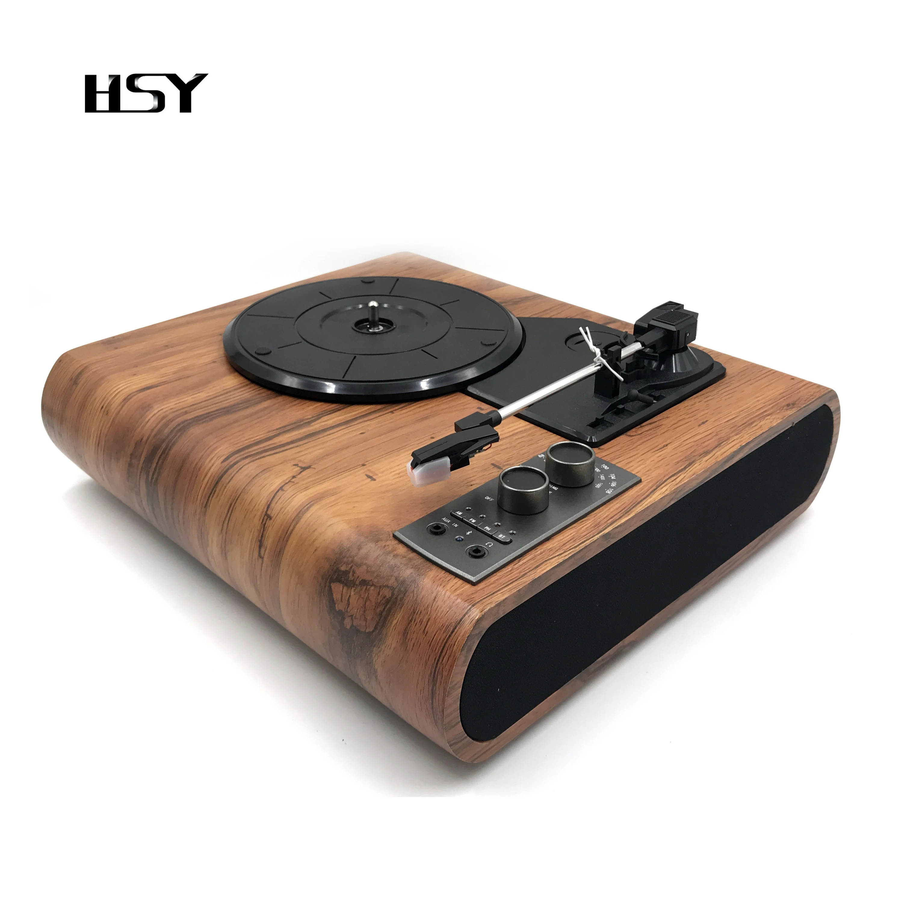 

Wholesale 3-Speed Wooden Vinyl Turntable Record Player