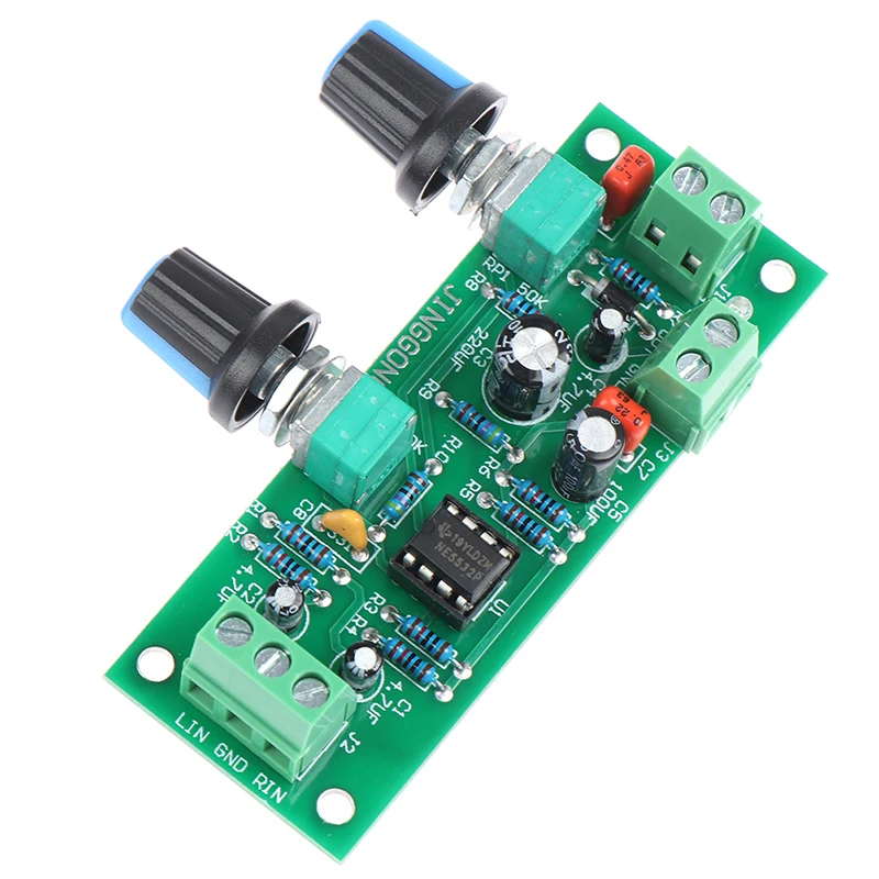 Одиночная плата фильтра нижних частот предусилитель сабвуфера 2 1 каналов |