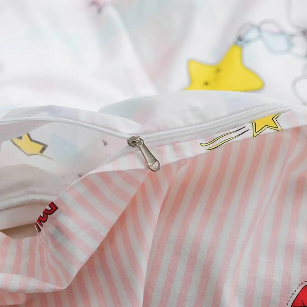 2019 свинка кролик мультфильм розовый пододеяльник набор пододеяльников