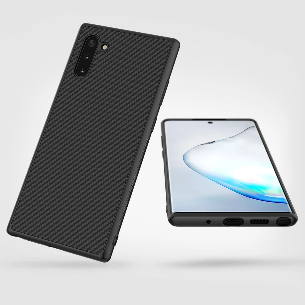 Чехол для samsung Galaxy Note 10+ Pro Plus Nillkin из синтетического волокна, пластиковая крышка из углеродного волокна, чехол для samsung Note10