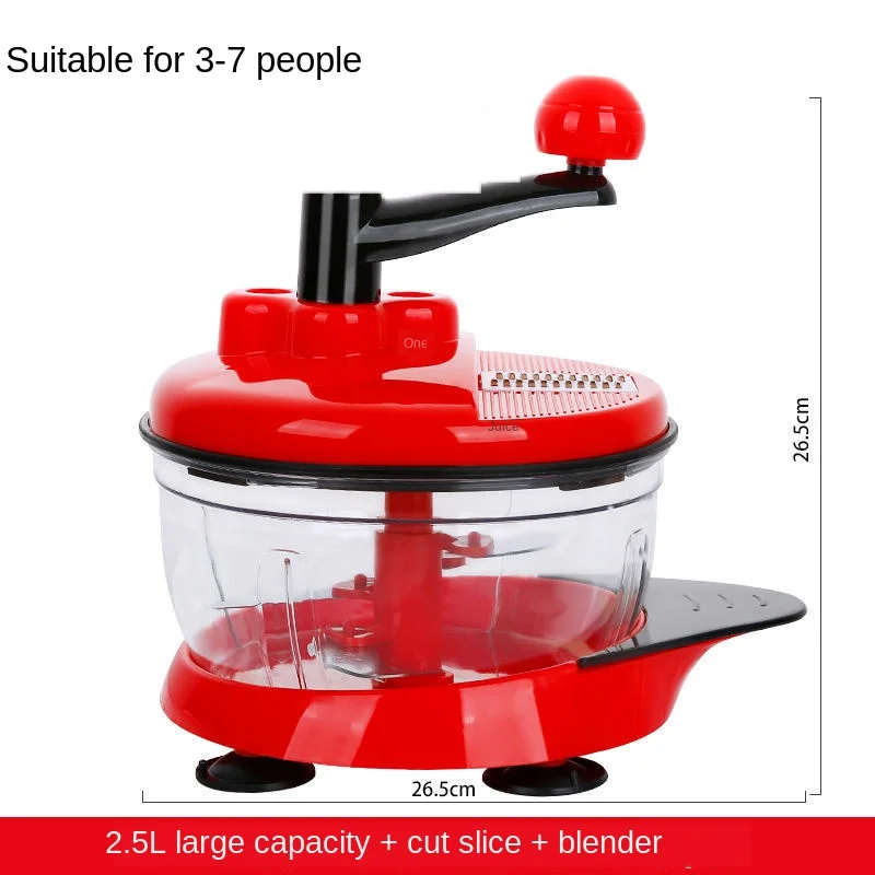 Kitchen Manual Food Processor Mixer Egg Blender Meat Grinder Vegetable Chopper Shredder Stainless Steel Blade Cutter | Бытовая техника