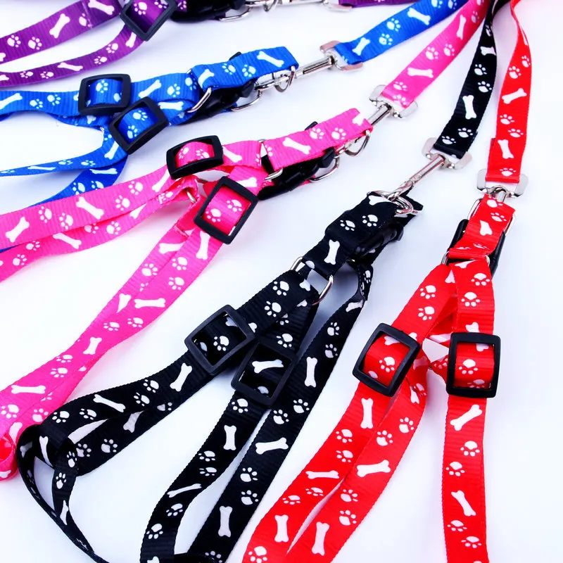 Small Dog Cat Harness Leash Adjustable Vest Collar Puppy Outdoor Walking Chihuahua Terier Schnauzer | Дом и сад