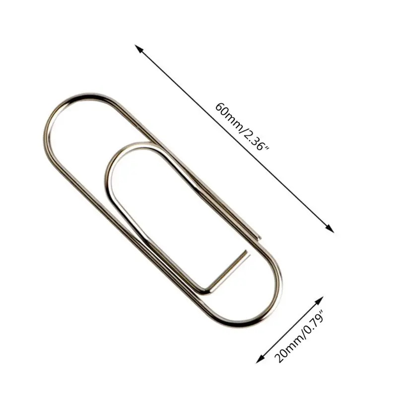 

25Pcs Stainless Steel Pen Holder Clip for Notebook Journals Paper Clipboard Pictures Student Stationery School Office Supplies