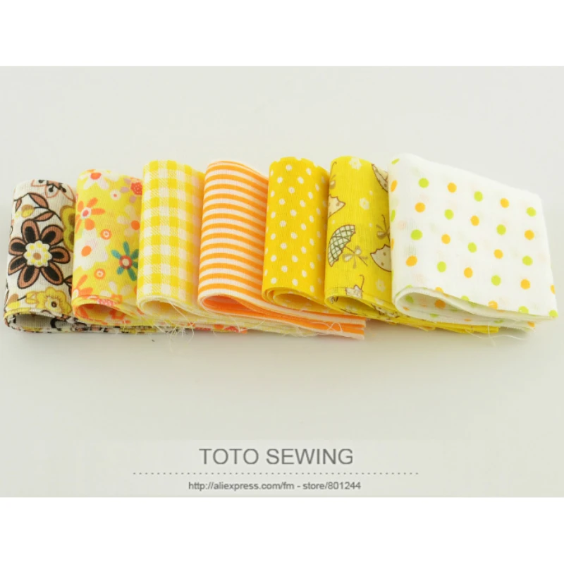 Набор желейных полосок Booksew F036 # 7 шт./лот 100% хлопок желейные полоски для