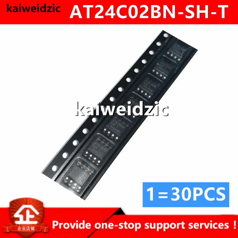 Kaiweikdic новая импортная оригинальная AT24C02BN SH T T24C02BN Экран печать 02b EEPROM чип памяти на