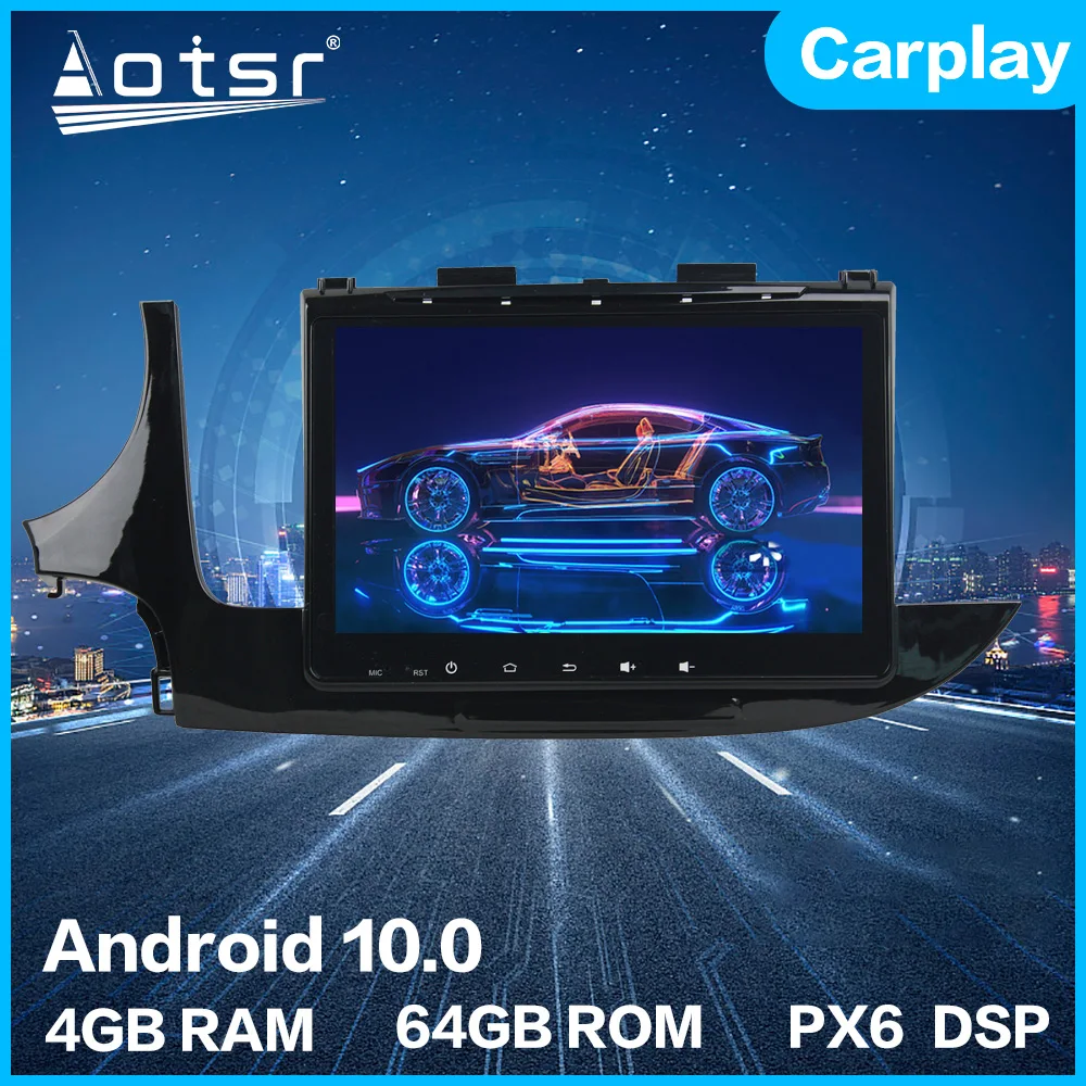 

Aotsr Android 10.0 4+64GB Car Radio Player GPS Navigation Car Stereo Multimedia Headunit For Opel MOKKA 2017 - 2019 DSP Carplay