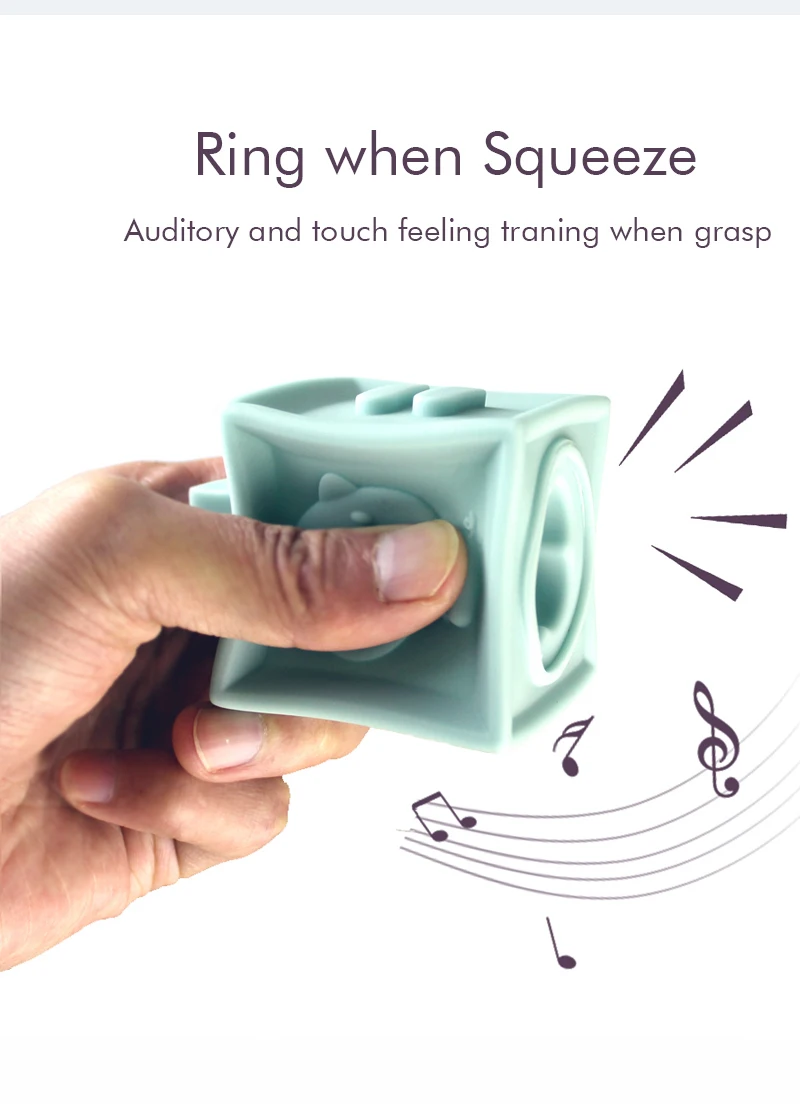 Детский силиконовый конструктор мягкие 3D Шарики для ванной|Интерактивные