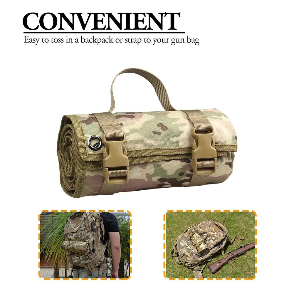 Военный закатывающийся коврик для стрельбы открытый нескользящий Тренировочный