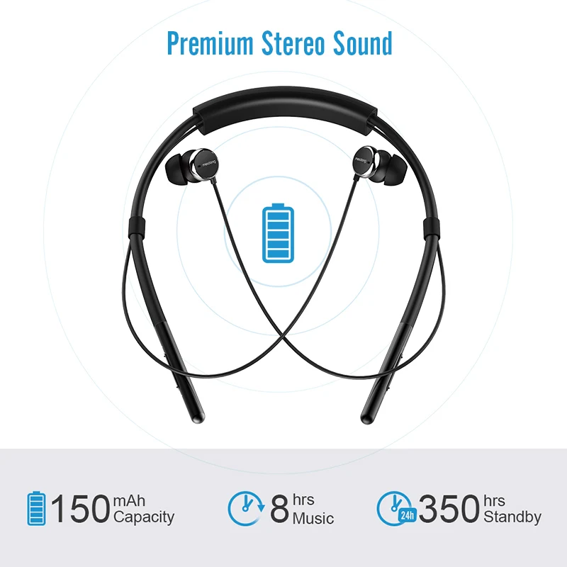 Meidong HE6 Bluetooth наушники гарнитура для активного Шум шумоподавлением спортивные 4 2