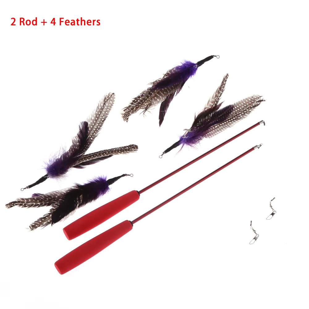 2 шт. игрушка для кошек Каттен спелгоед выдвижная питомца котенок кошка палочка