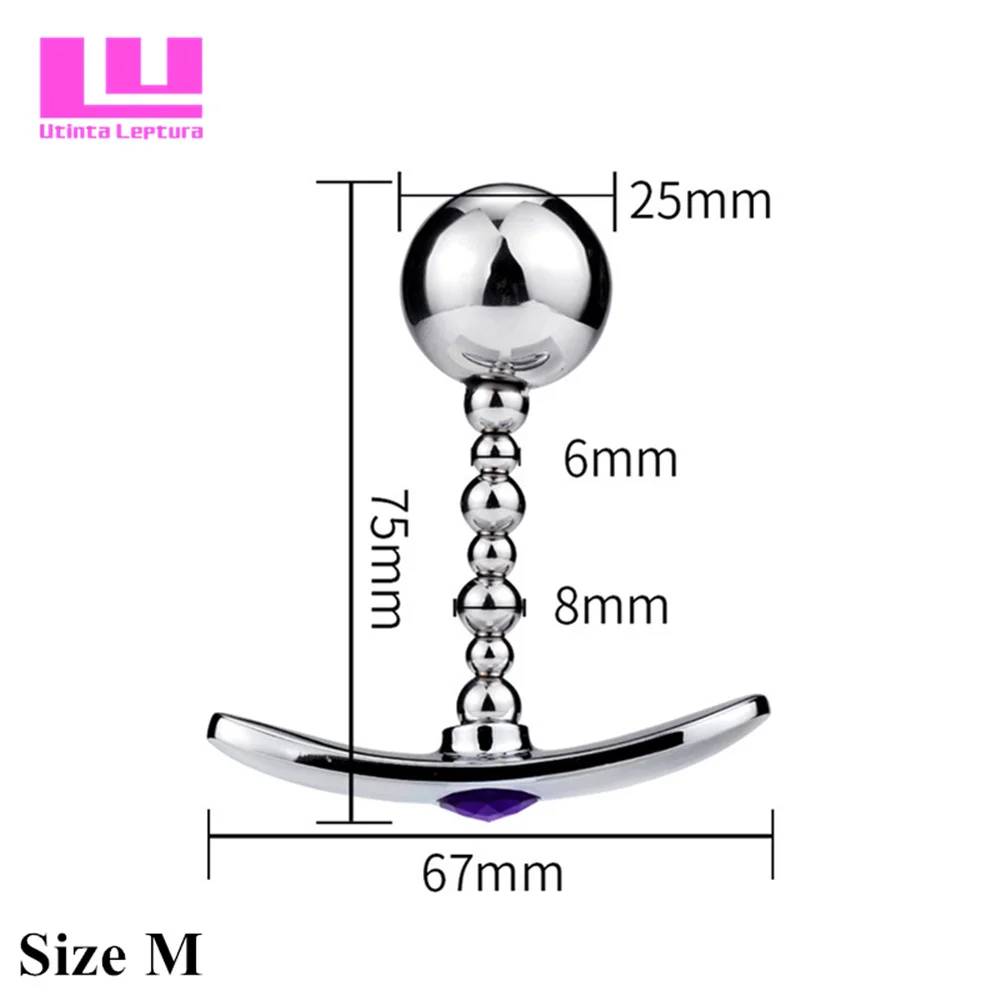 Анальные шарики из нержавеющей стали массажер простаты для точки G Анальная