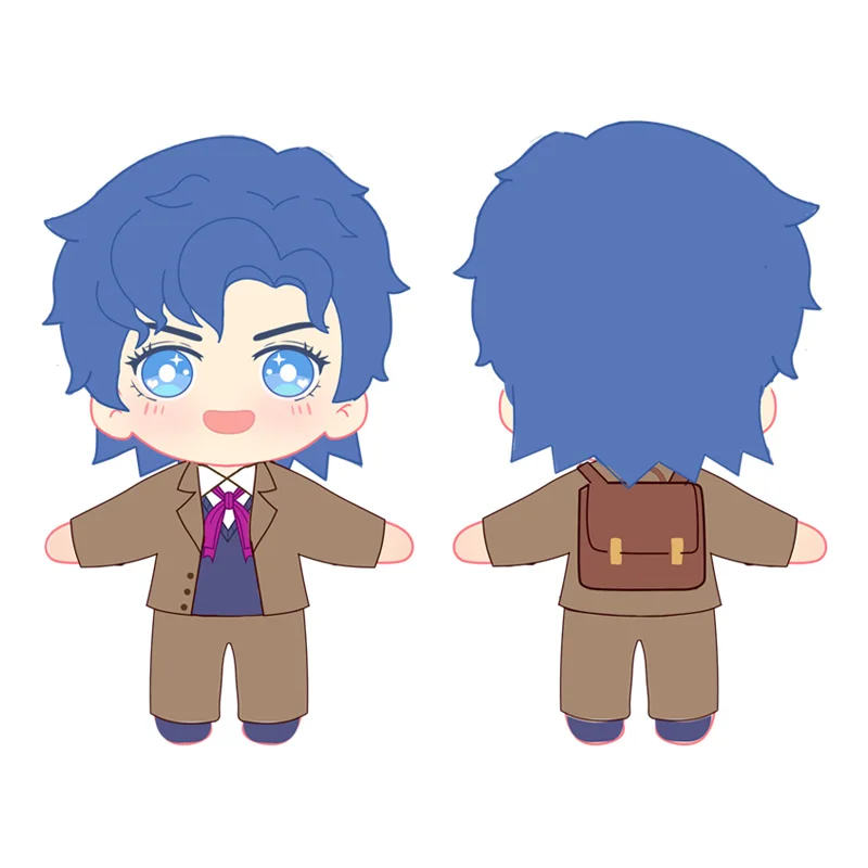 

Anime Jonathan Joestar Doll JoJo's Bizarre Adventure Plush Stuffed Toy Change Clothing Cartoon Pillow Props Xmas Birthday Gifts