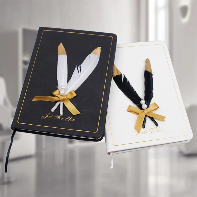 Business Notebook And Gel Pens Set Planner Organizer Paper Diary Gradient Journal Handbook Book Stationery Birthday Gifts | Дом и сад