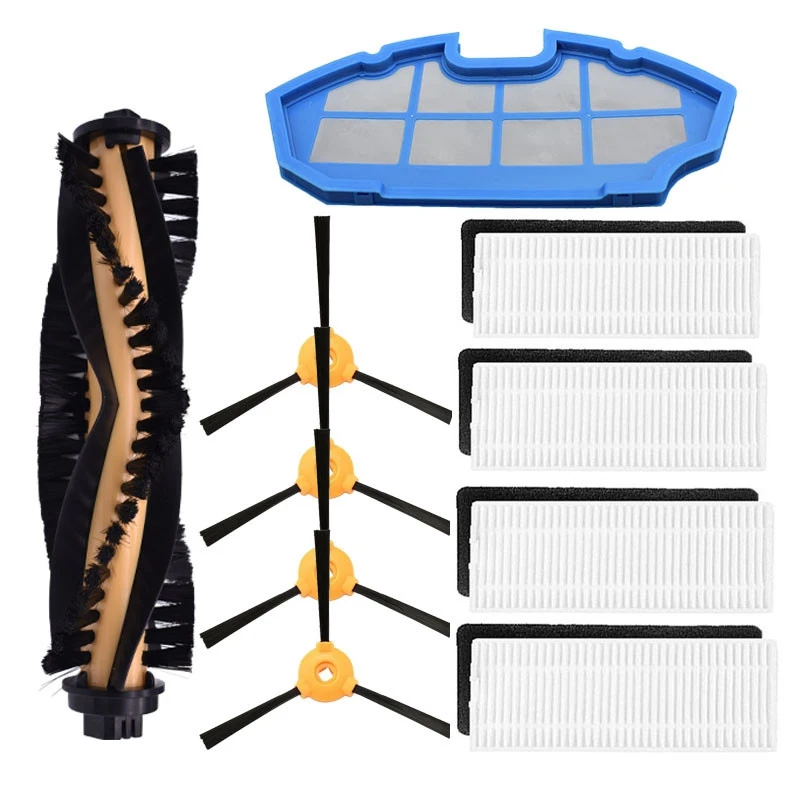 

Фильтр НЕРА, боковая щетка, основной фильтр Для Ecovacs Deebot N79S N79 Eufy RoboVac 11 11C, CONGA EXCELLENCE 990, крышка для щетки