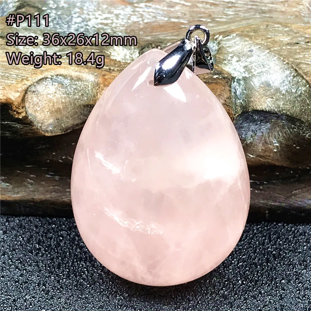 

Подвеска из натурального красного розового кварца для женщин и мужчин, подарок для исцеления, бусины 36x26x12 мм, серебряный мадагаскарский хрустальный камень, ювелирные изделия AAAAA