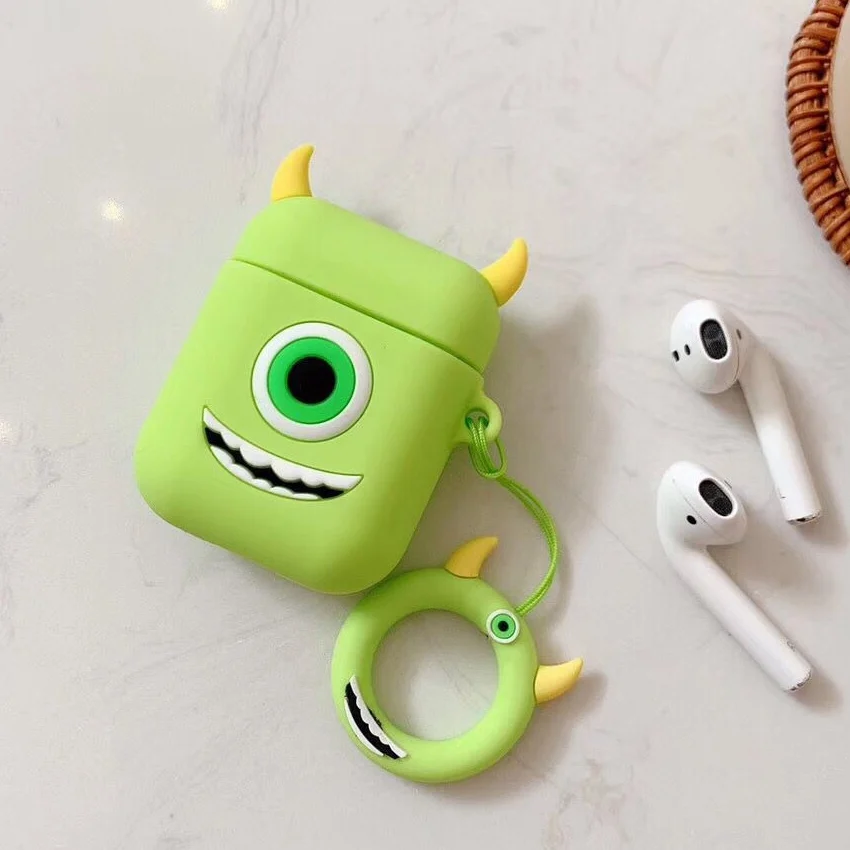 A1 Чехол для Airpods, милые Мультяшные наушники, защитный чехол, роскошный силиконовый чехол для AirPods, Bluetooth, чехол для наушников s Для Air pods 2, чехол - Цвет: A1