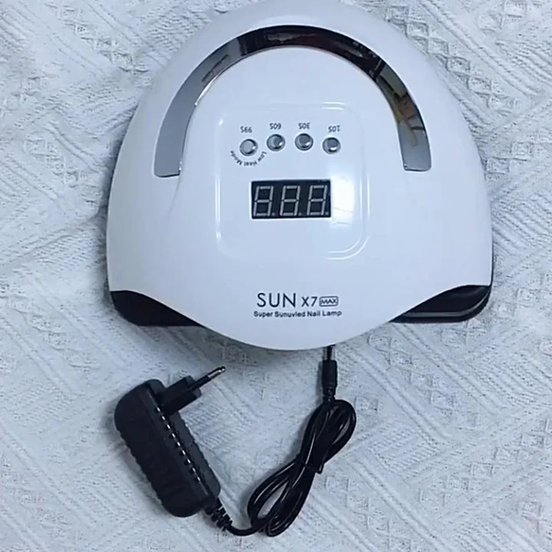 

Faster Nail Dryer for Gel Polish, 57 Leds Nail Light UV LED Nail Lamps, Apark 180W Lamps Lamp Beads Power Source Weight Material