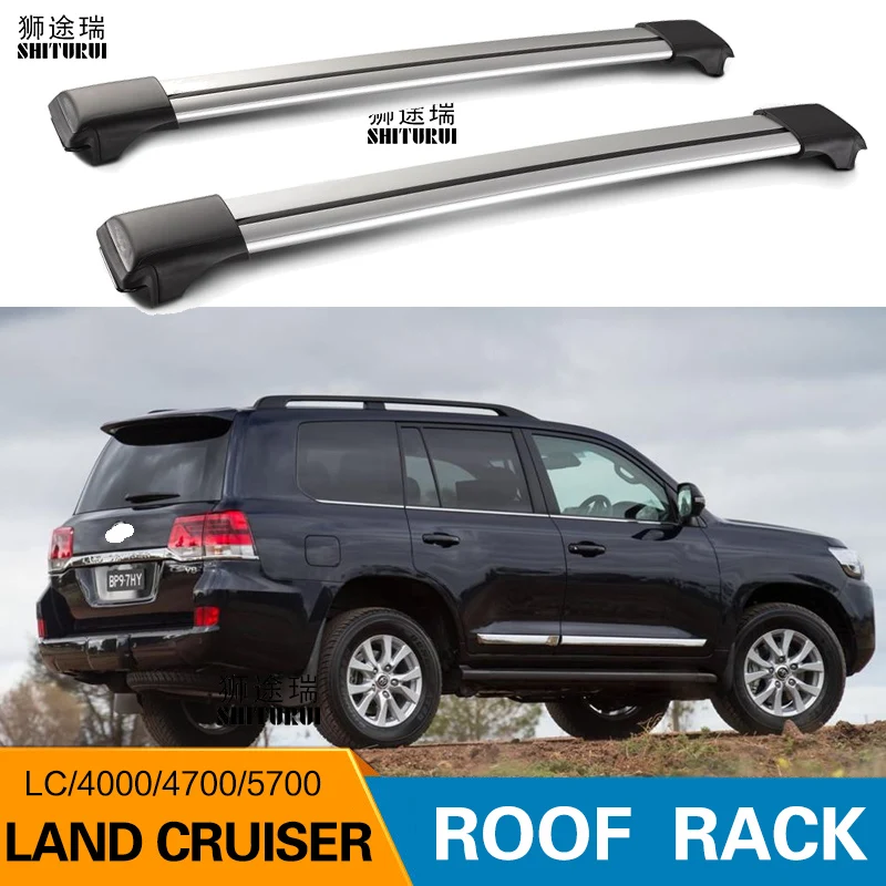 2 шт. бруски на крышу для Toyota LAND CRUISER 2700 5700 4700 LC200 LC150 lc90 боковые из алюминиевого