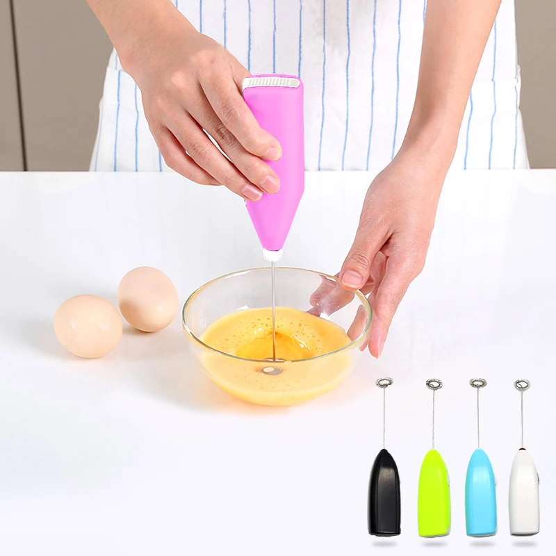 1 шт. Электрический миксер для кофе маркер пенообразователь мини яиц ручной