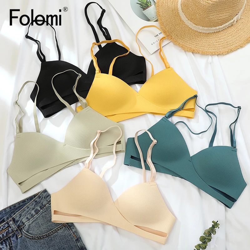 Сексуальный бесшовный бюстгальтер для женщин без косточек с перекрестной