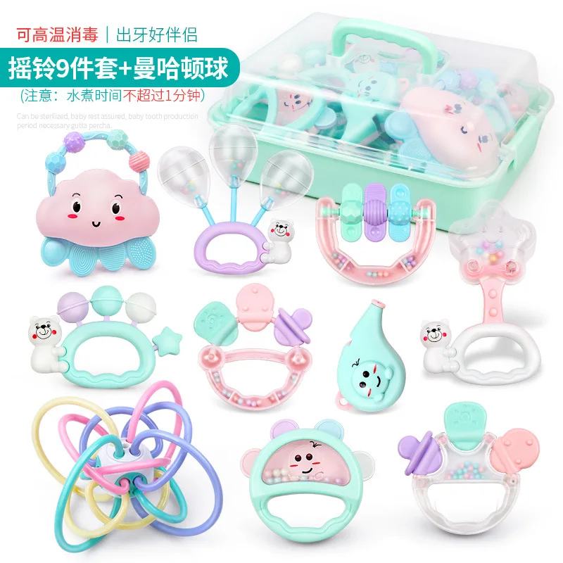 Детские игрушки для малышей 0-1 лет погремушка новорожденных детей 3-6-12 месяцев