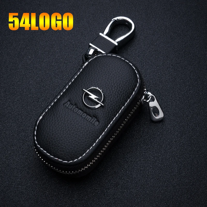 Кожаный чехол для автомобильного ключа Opel Volkswagen Chevrolet Kia Honda BMW Audi Mercedes Nissan Hyundai Ford