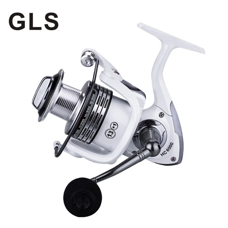 

GLS brand HC series full metal wire cup, rocker arm, main shaft, left/right interchangeable non-gap spinning wheel fishing reel