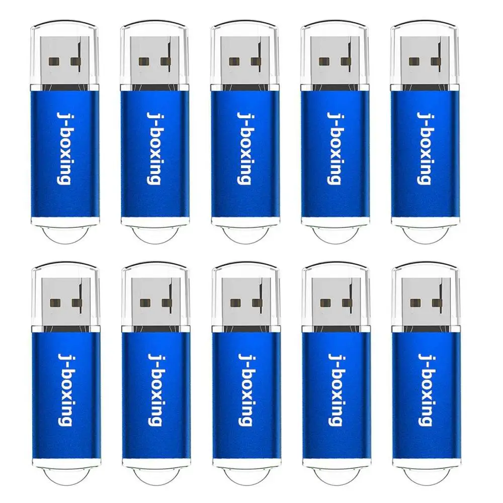 J boxing 10 шт. 64 Мб USB флеш накопитель прямоугольник 2 0 ручка флешки с крышкой для ПК