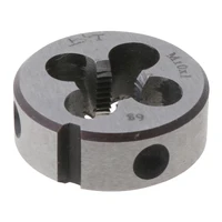 m10 x 1 00 fine thread male tap tool set straight grooved wire tap round die hand tool accessories