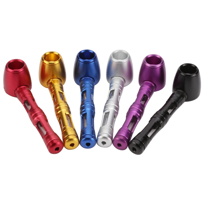 

Gift Tobacco Stems Smoke Metal Portable Smoking Pipe Water Pipe Smoke Herb Tobacco Pipe Luxury Tobacco Stems Glass Pipe