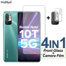 Protective Glass For Xiaomi Redmi Note 10T Screen Protector Tempered Glass Phone Camera Film Redmi Note 10T 10 5G 10 Pro 4G 10S