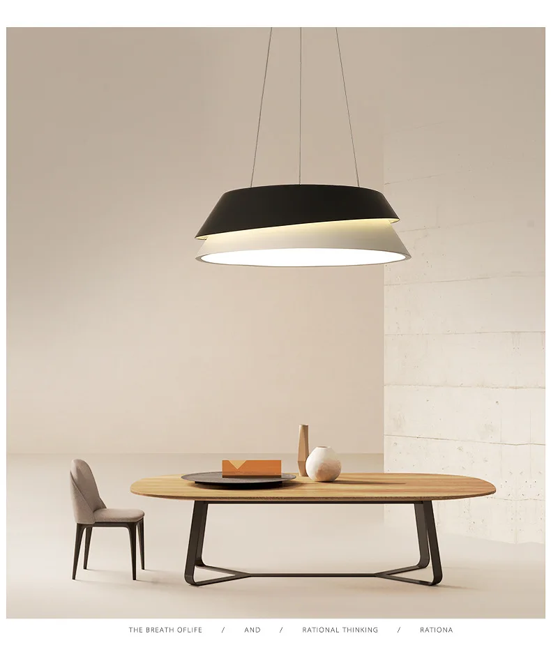 Скандинавская постмодернизированная люстра простой светильник с креплением