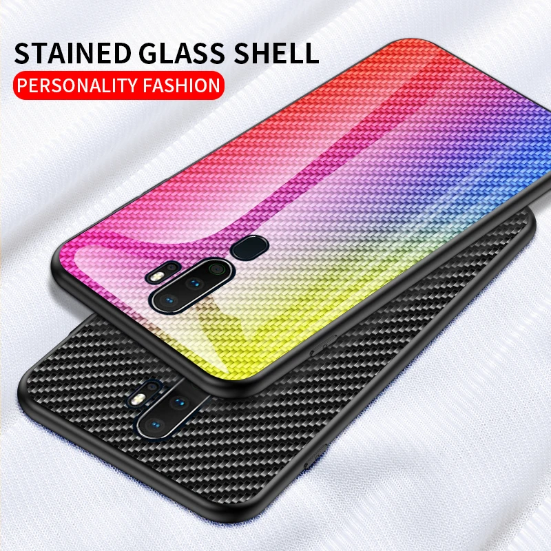 3D DIY чехол из закаленного стекла для OPPO Realme X2 Pro 5 3 XT чехол силиконовый чехол OPPO F11 Pro Q X Lite 2 A5 A3s Reno Ace чехол s Coque