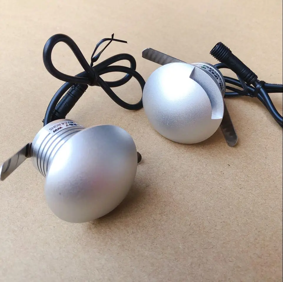 Встраиваемые светодиодсветодиодный лампы IP67 3 Вт 12 В постоянного тока 24