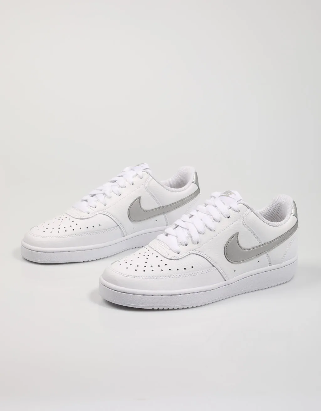 Женские кожаные кроссовки NIKE COURT VISION LOW BCO/Platinum CD5434, белые  кроссовки, 76873 | Обувь | АлиЭкспресс